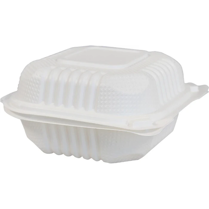 Plastic Hinged Container 5X5 BURGER SIZE CONT