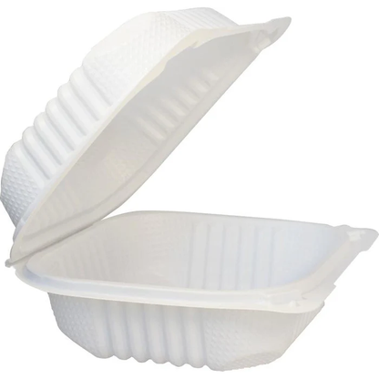 Plastic Hinged Container 5X5 BURGER SIZE CONT