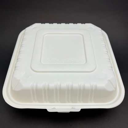 Plastic Hinged Container 8X8X3