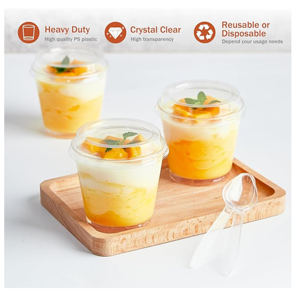 Pet 8 Oz Dessert Cup